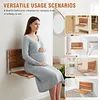 [US Local Warehouse] 17.7inch Bathroom Safety Shower Chair with Back Anti-Slip for Elderly & Disabled