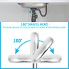 11in Adjustable Basin Wrench Tap Nut Spanner Sink Faucet Wrench for Tight Spaces
