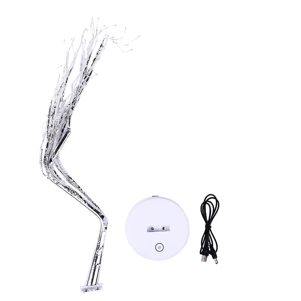 108 LED Touch Night Light Christmas Tree Copper Wire Fairy Lamp Cool White