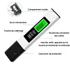 Testeur d'eau num&eacute;rique TDS 4 en 1