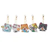 >SALE<5pcs DIY Easter Egg Diamond Painting Keychain Crystal Drill Keyring (YS008)
