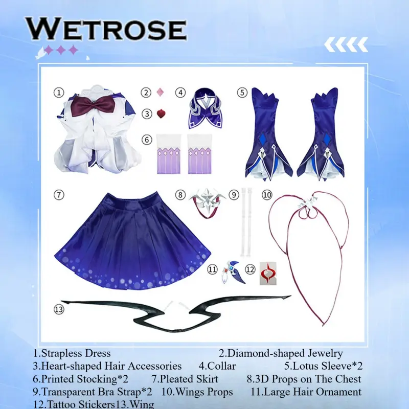 [Wetrose] Pre-Order Honkai Impact 3rd Seele Vollerei Stygian Nymph Game Outfit Cosplay Costume