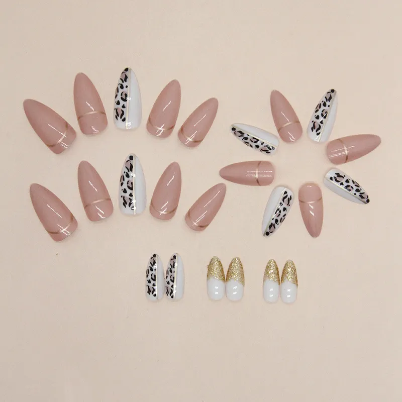 Churchf Churchf Cool Hot Girl Ins Wind Leopard Grain Nail Gold Powder Nail Skin Powder Hit Background Color Fashion Wear Armour Piece