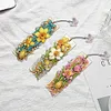 3Pcs Special Shaped Daffodils DIY Diamond Painting Bookmark Making Kit for Home