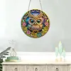 Diamond Painting Single-sided Owl Pendant for Home Garden