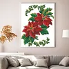 Xmas Flower - 9CT Partial Beaded Cross Stitch Kit(39x39cm)