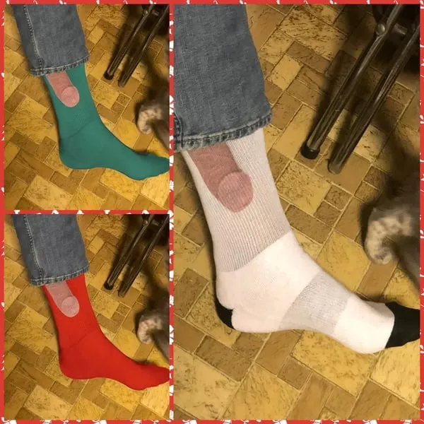 &ldquo;Show Off&rdquo;Socks-Red