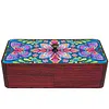 DIY Diamond Art Wooden Storage Box with Lid for Jewelry & Crafts Organization Kit