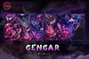 GX Evolution Series Gengar Family with LED - Pokemon Resin Statue - Fantasy Studios