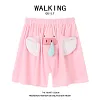 Ugly fish pink elephant snot piggy Dumbo pajama shorts
