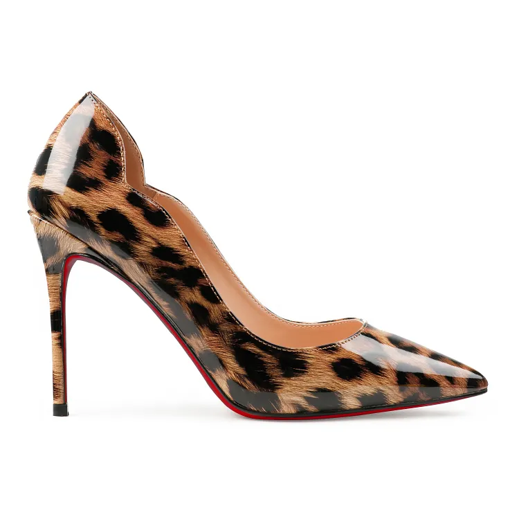 100mm Women's High Heels for Party Wedding Red Bottom Pumps Gradient Color VOCOSI VOCOSI
