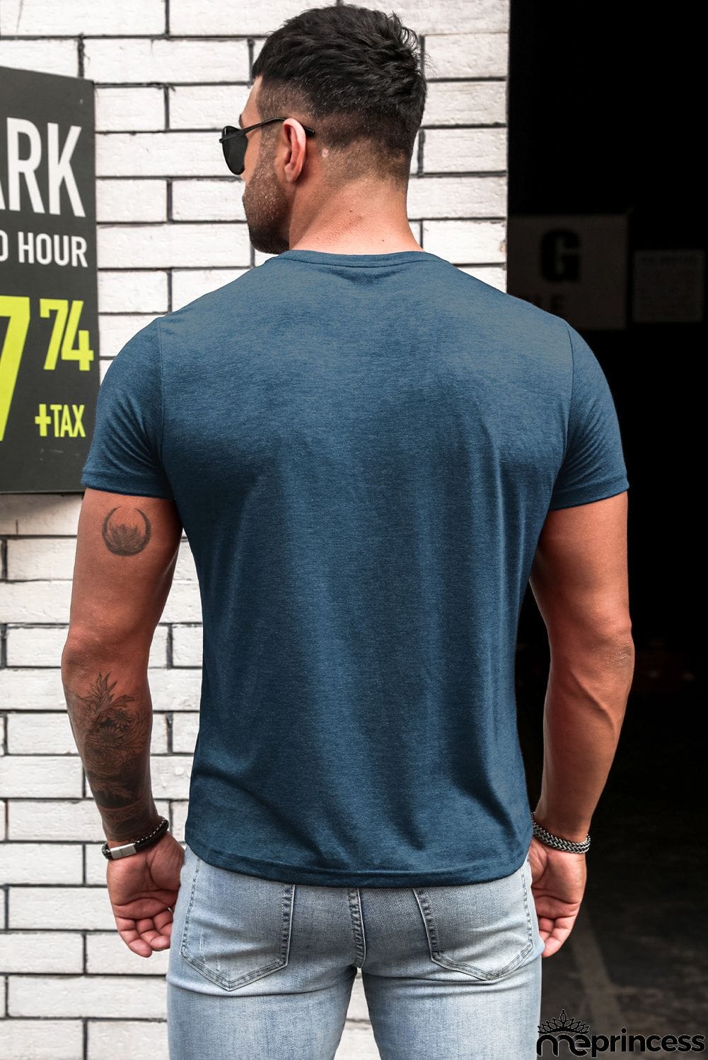 USA Flag Print Men's Tee