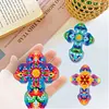 6pcs DIY Diamond Painting Refrigerator Magnets Sticker Kit (Cross)