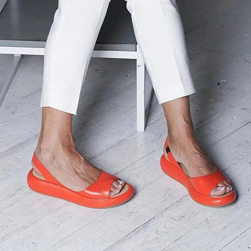 Women Sandals Flops Fashion Rome Slip-On Breathable Non-slip Shoes Woman Slides Solid Casual Female 2019 Dropshipping