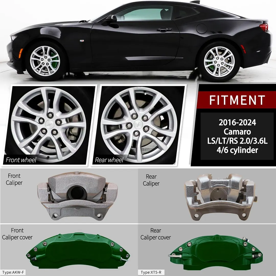 Car caliper modification: Aluminum alloy brake caliper cover decoration (aluminum alloy screw fixing type)