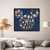 11CT Cartoon Mickey mouse head Character - Stamped Cross Stitch 46*51cm/18.11*20.08in Mickey Avatar