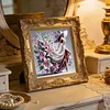 Lily Dress Elegant Girl-Partial Special Shaped Diamond painting 30*30CM