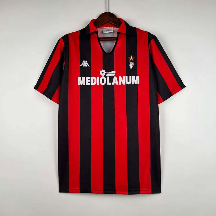 1989/1990 Retro AC Milan Home Football Shirt 1:1 Thai Quality