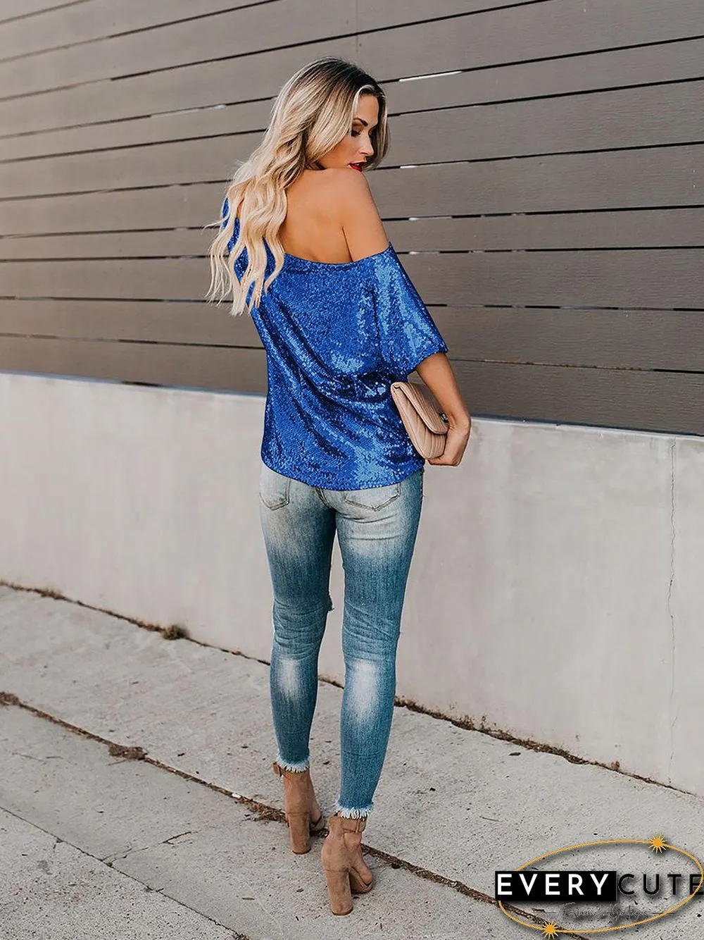 One Step Ahead Sequin Top