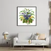 Flower - 9CT Partial Beaded Cross Stitch Kit(25x25cm)