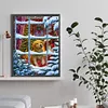 >SALE<5D DIY Full Round Drill Diamond Painting Dog Kit Home Decoration 30x40cm
