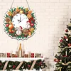 DIY Christmas Acrylic Diamond Painting Clock Pendant Hanging Kit