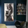 Black Cat Girl-11CT Stamped/14CT Counted Cross Stitch 50*100cm/19.69*39.37in(Big Size)