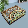 (US Local)DIY Special Shaped Crystal Painting Classic Mandala Style Storage Box Ornament Kit