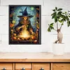 Halloween Witch - 11CT Stamped Cross Stitch 40*50cm/15.75*19.69in
