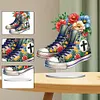 >SALE<Special Shape Single-Side Desktop Diamond Art Kit Home Craft Decor (Canvas Shoe)