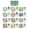 2026 DIY Special Shape Desktop Diamond Standing Calendar for Bedroom Living Room