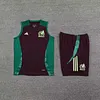 2024 Mexico Pre-match Training Black Jersey+Shorts 1:1 Thai Quality