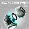 Space Devil Bluetooth Speaker Mini Portable Subwoofer Loud Volume Wireless Gift Bluetooth Speaker with 52mm Full Range Speaker, Deep Bass and HD Microphone - Wireless Speaker with Bluetooth 5.3 - Sci-Fi Lighting Effect
