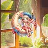 >SALE<Single-Side Fairy Diamond Art Hanging Pendant for Home Wall Decor (Fairy Flag)