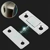 Aimant Porte Placard Ultra Mince Loquet Magnetique en Acier Inoxydable