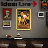 Beer girl dame - Panneaux en &eacute;tain m&eacute;tallique(20*30cm) - Bi&egrave;re