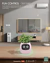 LVY Expression Control Intelligent Small Flower Pot Desktop Planter APP Monitoring Sensor Expression Demand Interactive LCD Screen