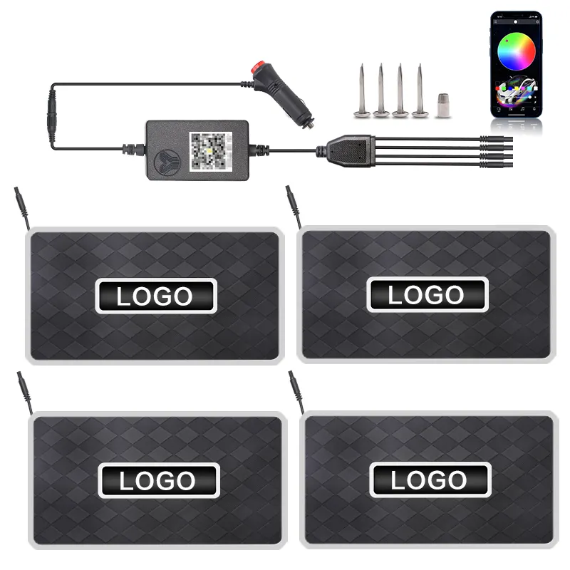 Car Modification LED Colorful Floor Mat