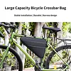 Bike Frame Bag Mountain Bike Bag Cycling Storage Bag for Road and Mountain Bikes