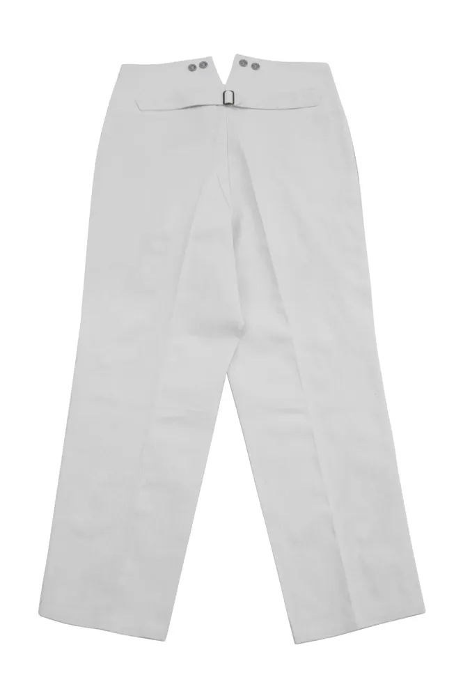   Kriegsmarine German White cotton Trousers German-Uniform