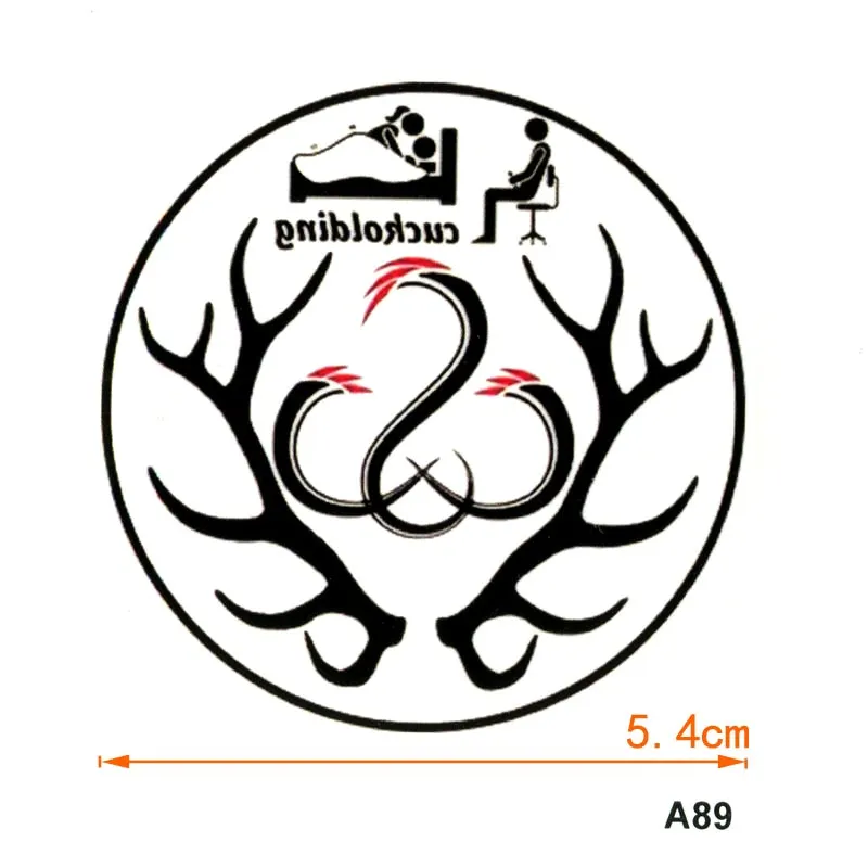 Sexy Wife Temporary Tattoos For Kids Waterproof Temporary Tattoos Henna Black Body Tattoo Stickers Scar Tattoo Men Fake Tato