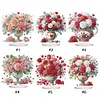  5D DIY Special Shape Diamond Painting Desk Ornament Vase Flower Decor Kit