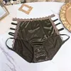 Men's Satin Super Stretch Hollow Lace High Waist Panties