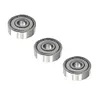 10pcs Pulley Wheel Ball Bearings 6x19x6mm 626zz Carbon Steel Miniature Bearings