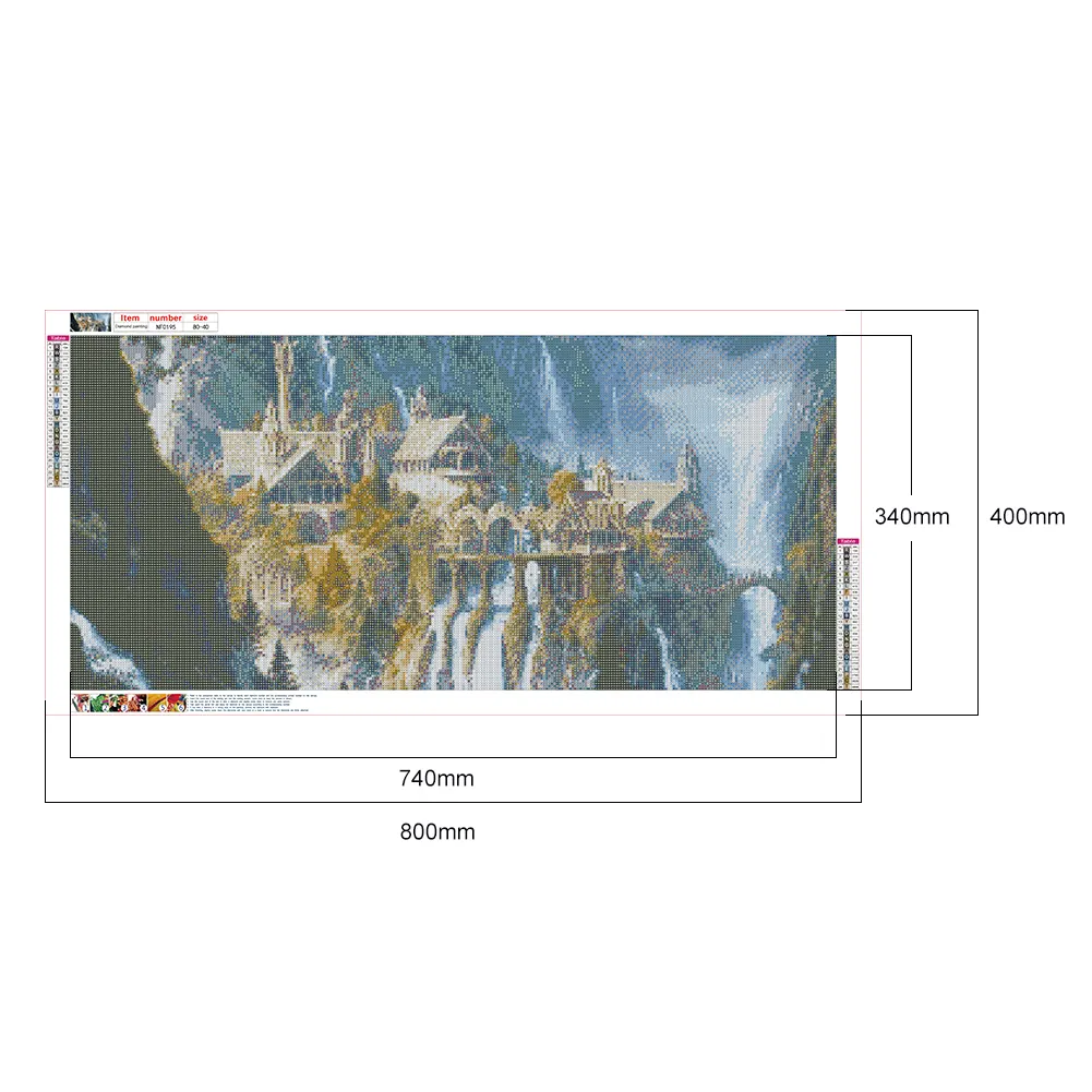 Diamond Painting - Full Square Drill - Mountain Attic(80*40cm)