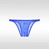 Men's Sexy Low Waist Ice Silk Ultra-Thin Transparent Breathable Briefs