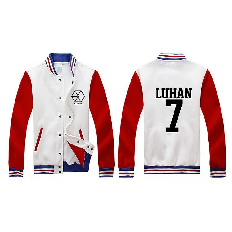 Varsity Baseball Jacket for Women Long Sleeve Casual Fashionable Sweater Baseball Shirt