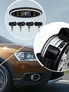 Tire Pressure Monitoring System with 4 Sensors Wireless TPMS for Car SUV Sedan