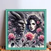 Beauty And Beast-11CT Stamped Cross Stitch 50*50cm/19.69*19.69in
