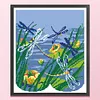 Dragonfly - 9CT Partial Beaded Cross Stitch Kit(29x32cm)
